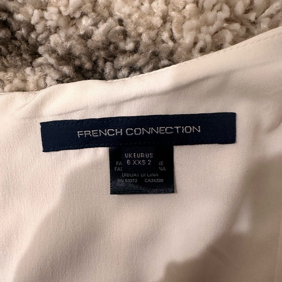 French Connection Whisper Square Neck Ruffle Dress - Picture 3 of 4